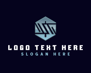 Advertising - Business Technology Letter S logo design