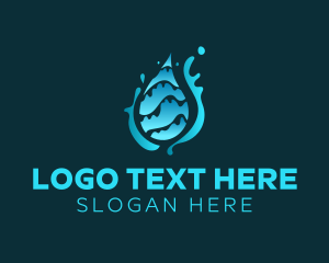 Drop - Water Drop Splash logo design