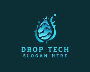 Drop - Water Drop Splash logo design