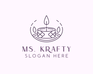 Tealight - Tealight Candle Decor logo design