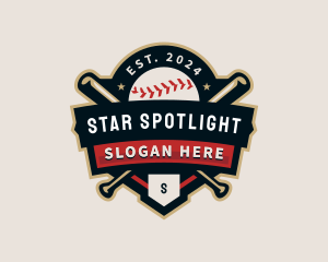 Sport Baseball League  logo design