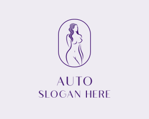 Naked - Beauty Sexy Woman logo design