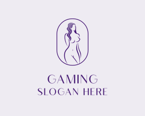 Vlog - Beauty Sexy Woman logo design