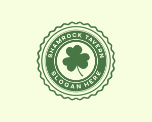 Irish - Lucky Clover Leaf logo design