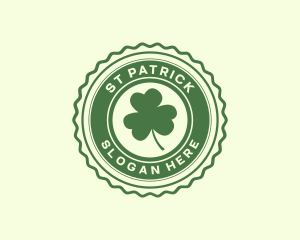 Lucky Clover Leaf logo design