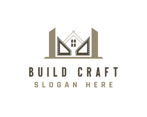 Architectural Building Contractor logo design