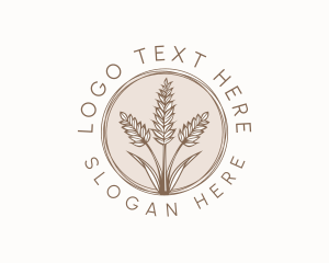Gardening - Rustic Wheat Farm logo design