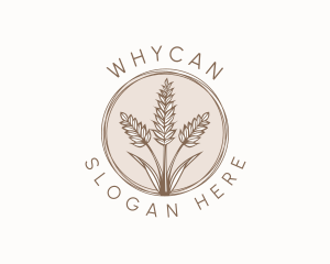 Rustic Wheat Farm Logo