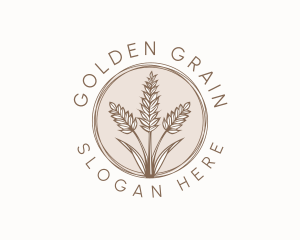 Wheat - Rustic Wheat Farm logo design