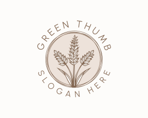 Rustic Wheat Farm logo design