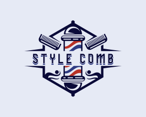 Comb - Comb Barber Hairstyling logo design