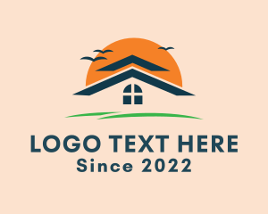 Vacation House - Housing Residential Property logo design