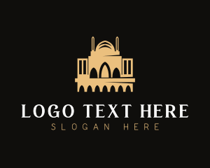 Tourist - Persian Architecture Structure logo design