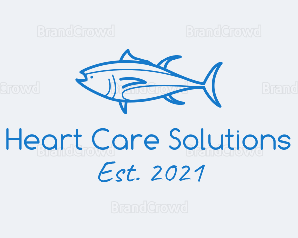 Tuna Fish Seafood Logo