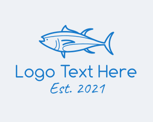 Sardine - Tuna Fish Seafood logo design