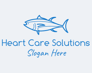 Tuna Fish Seafood Logo