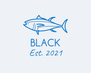 Aquatic - Tuna Fish Seafood logo design
