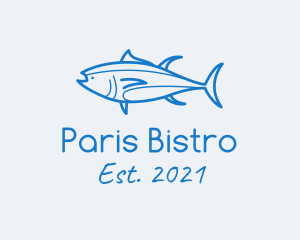 Tuna Fish Seafood logo design