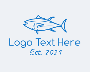 Bass - Tuna Fish Seafood logo design