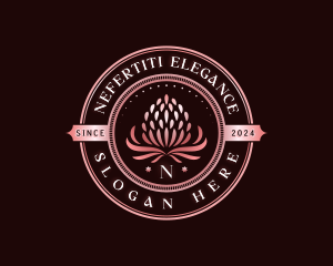 Waratah Flower Floral logo design