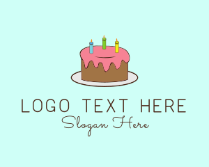 Confectionery - Sweet Birthday Cake logo design