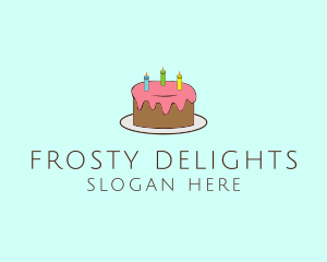 Icing - Sweet Birthday Cake logo design