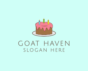 Sweet Birthday Cake logo design