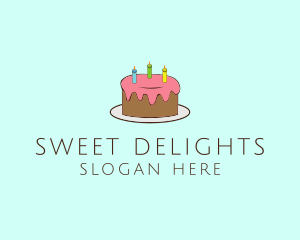Cake - Sweet Birthday Cake logo design