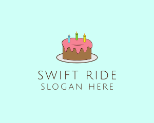 Sweet Birthday Cake logo design