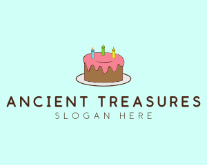 Sweet Birthday Cake logo design