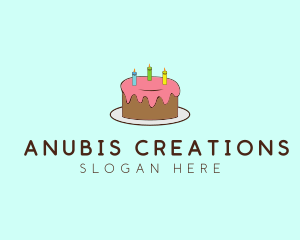 Sweet Birthday Cake logo design