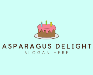 Sweet Birthday Cake logo design