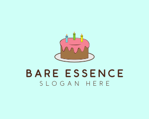 Sweet Birthday Cake logo design