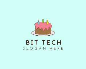 Sweet Birthday Cake logo design