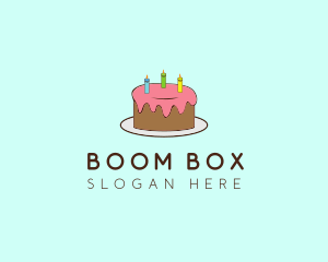 Sweet Birthday Cake logo design