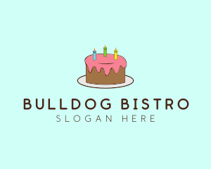 Sweet Birthday Cake logo design