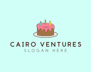 Sweet Birthday Cake logo design