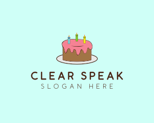 Sweet Birthday Cake logo design