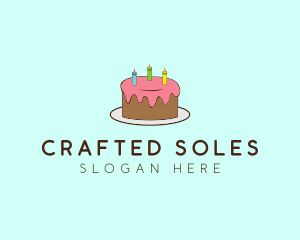 Sweet Birthday Cake logo design