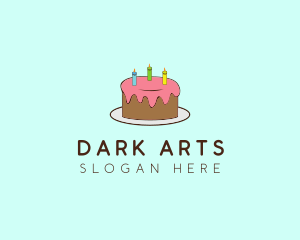 Sweet Birthday Cake logo design