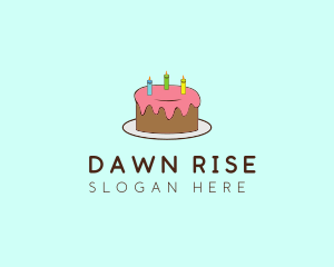 Sweet Birthday Cake logo design