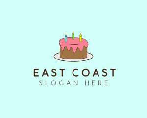 Sweet Birthday Cake logo design