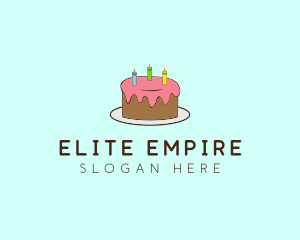 Sweet Birthday Cake logo design