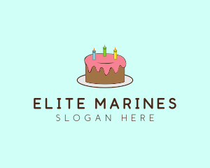 Sweet Birthday Cake logo design