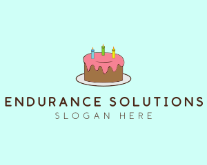 Sweet Birthday Cake logo design