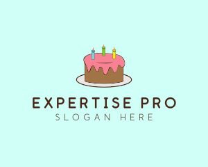 Sweet Birthday Cake logo design