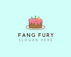 Sweet Birthday Cake logo design