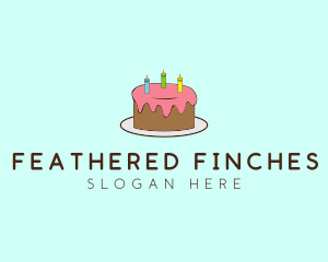 Sweet Birthday Cake logo design