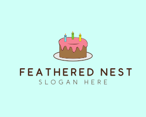 Sweet Birthday Cake logo design