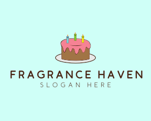 Sweet Birthday Cake logo design